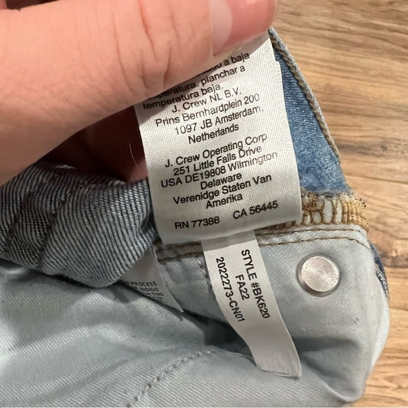 J. Crew High-rise slim demi-boot jean in Pin Cherry wash - Picture 8 of 9